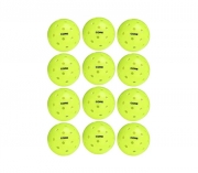 CORE Outdoor Neon Green Pickleball (12 Pack)