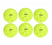 CORE Outdoor Neon Green Pickleball (6 Pack)