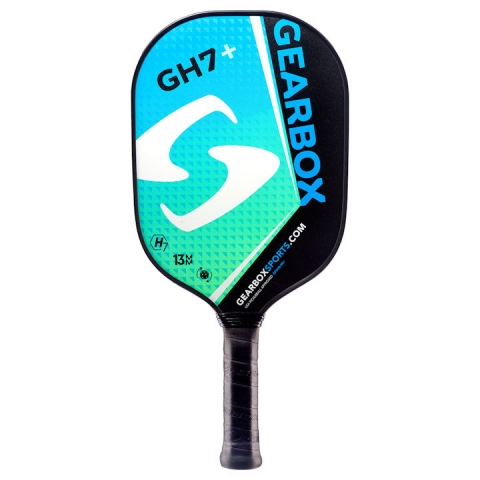 Gearbox GH7 Plus Blue/Green Pickleball Paddle | PaddleballGalaxy