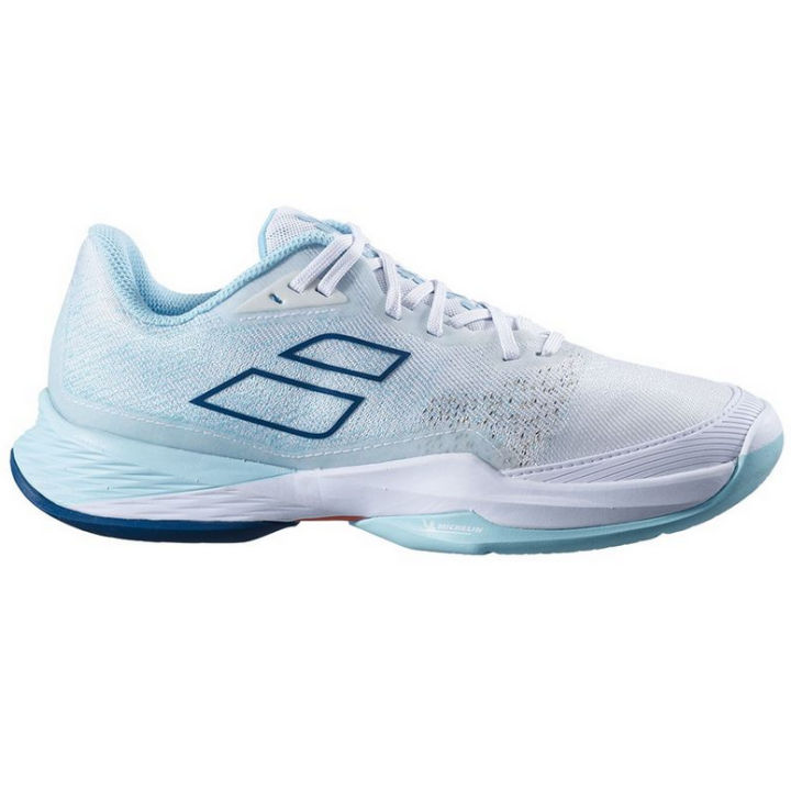 Babolat Jet Mach 3 All Court Women's Outdoor Shoes White/Angel Blue (31S23630-1055)