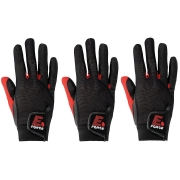 E-Force Weapon Black/Red Glove 3 Pack