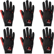 E-Force Weapon Black/Red Glove 6 Pack