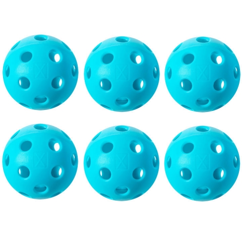 Franklin X-26 Indoor Blue Pickleball 6 Pack | PaddleballGalaxy