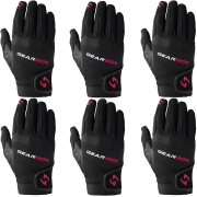Gearbox Movement Black Pickleball Glove 6 Pack