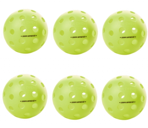 New Onix FUSE G2 Outdoor Pickleballs Pickleball Marketplace NEON 6 Pack 