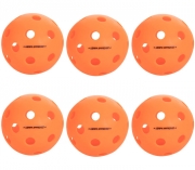Onix Fuse Indoor Orange Pickleball 6 Pack