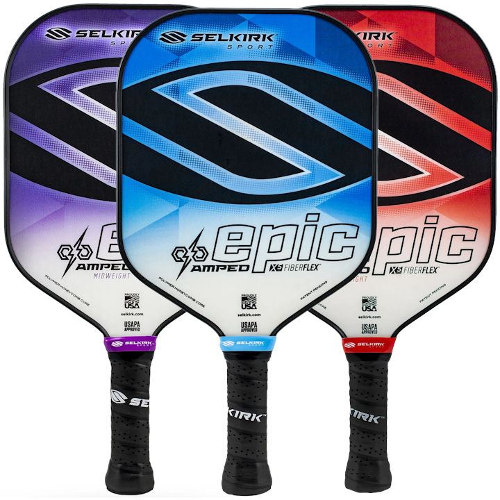 Selkirk AMPED Epic Midweight Pickleball Paddle PaddleballGalaxy